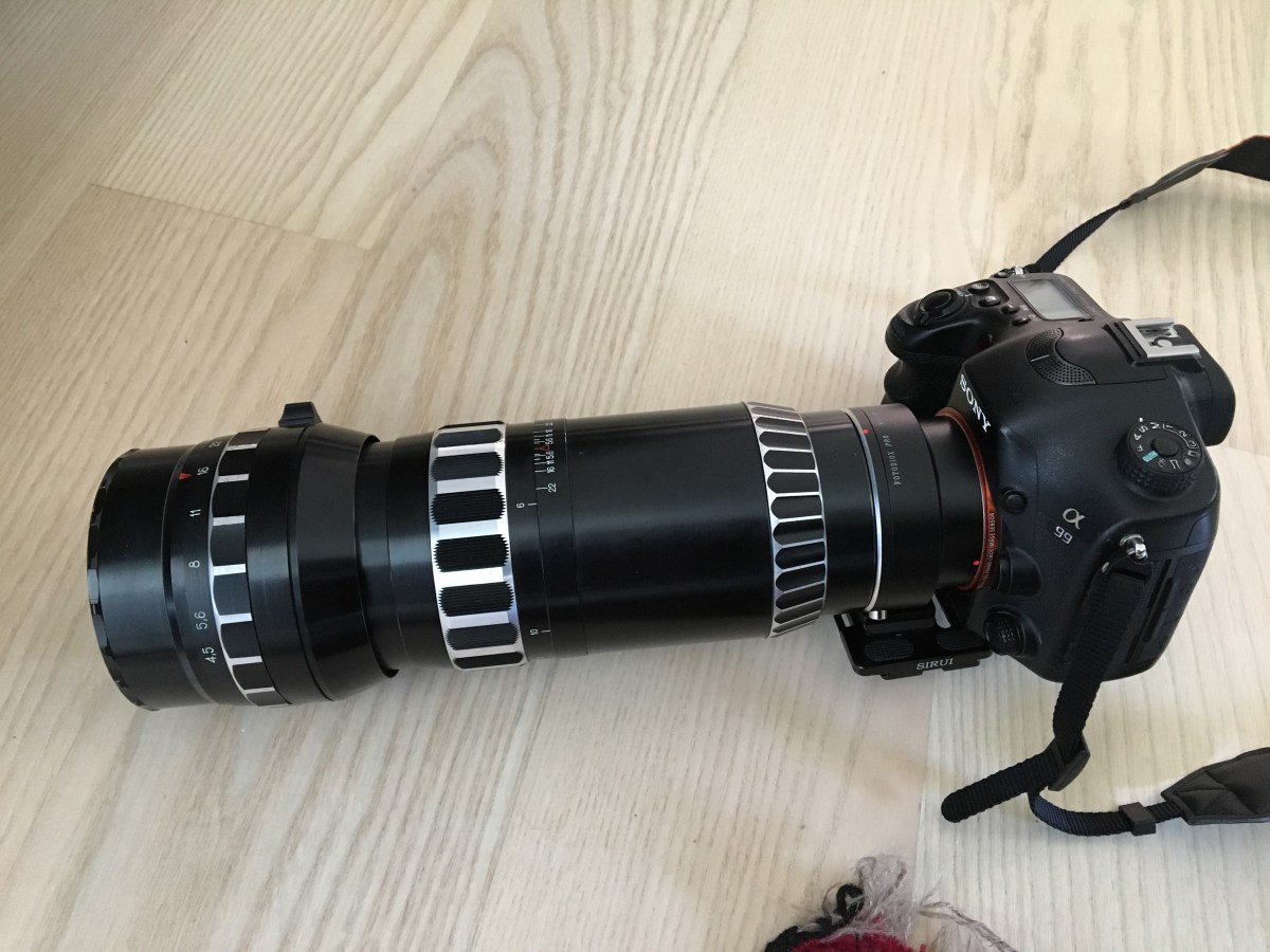 300mm f4.5 Tayir-33 lens on A-Mount – The Golden Hour